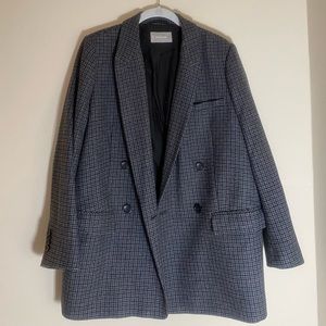 Everlane Oversized Boyfriend Fit Blazer in Plaid